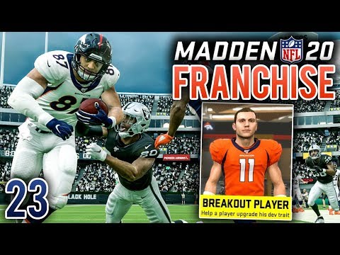 Playmakers Look to Break Out vs Raiders - Madden 20 Broncos Franchise (Y2:G3) - Ep.23