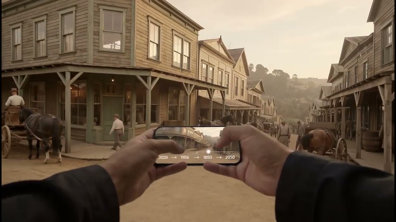 TimeFold - TIME TRAVEL — Step Inside Any Moment in Time. — Demo video