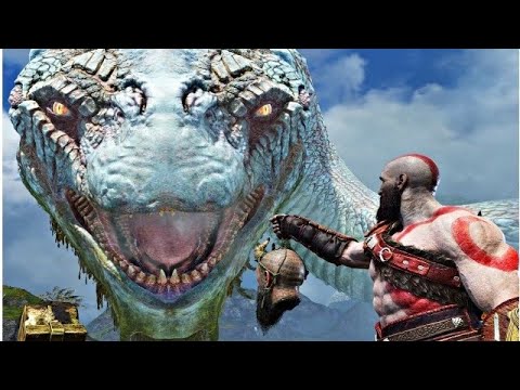 God of War 4 - ALL World Serpent GIANT SNAKE Cutscenes (God of War 2018) PS4 Pro
