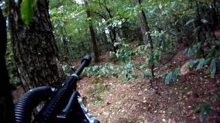 preview picture of video 'Paintball FPS Someren 04-10-2009 part  4'