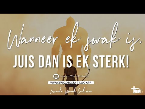 04 Januarie 2025 - Sondag Oggenddiens - Gerrit - Wanneer ek swak is, Juis dan is ek sterk.