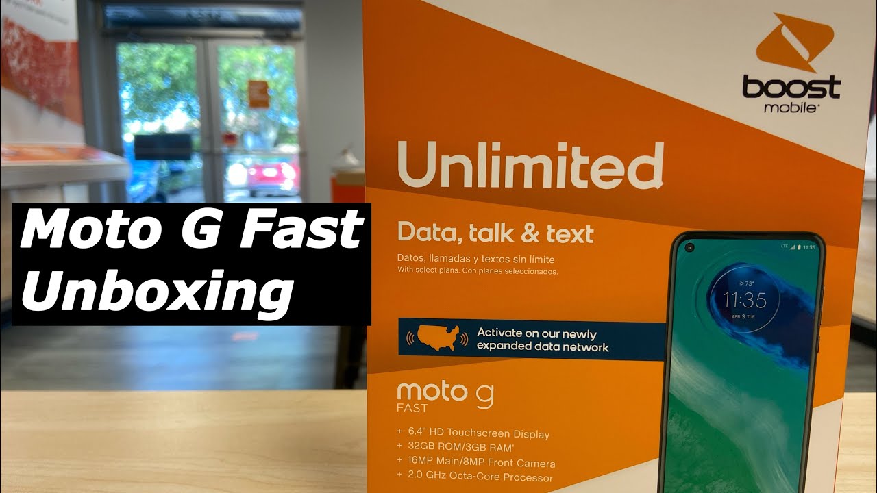 Moto G Fast - Unboxing Boost Mobile