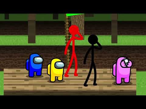 Stickman VS Among Us Birthday Impostor   AVM Shorts Animation Part 04