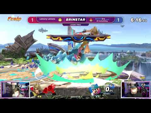Lemony Lemons (Ken, Ryu) vs Dre (Sephiroth, Mario) - Brinstar #6 Losers Finals