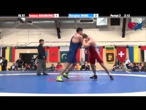 97 KG QF - Radoslaw Marcinkiewicz (POL) vs Zhengato Wang (CHN)