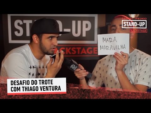 Lucas Selfie nos bastidores do #StandUpNoComedy - Thiago Ventura