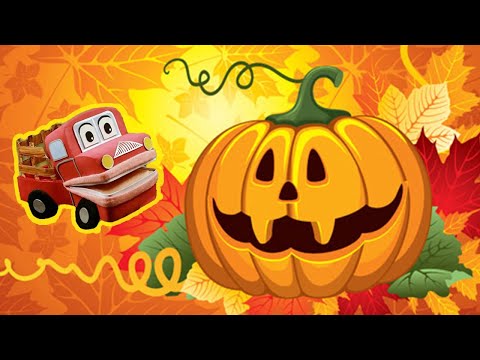 Halloween para niños . Noche de Brujas. Día de los muertos. Barney El Camión