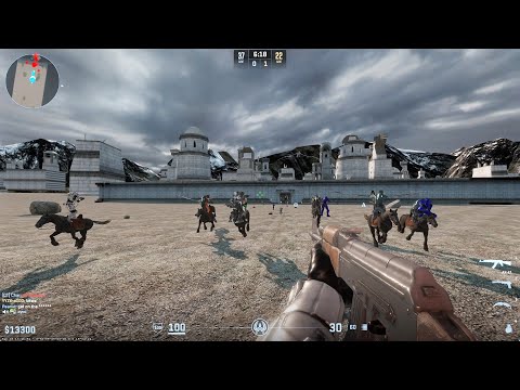 CS2 Zombie Escape ze_lotr_minas_tirith_p (All Normal Stages) On GFL Server