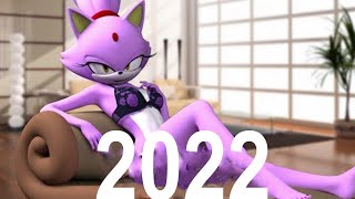 Evolution of Blaze The Cat 1993-2022
