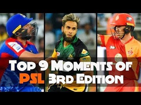 Top 9 Moments of PSL 3rd Edition | Shahid Afridi | Imran Tahir | Darren Sammi | HBL PSL 2018 | M1F1