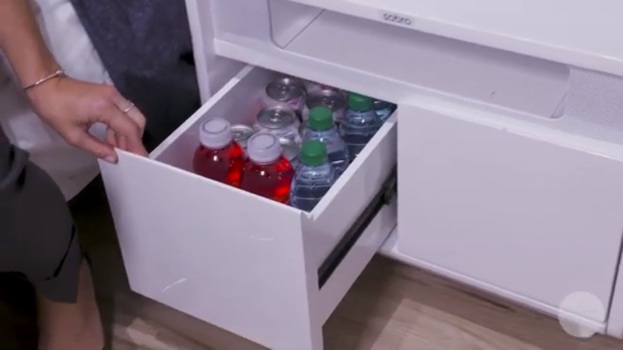 SMART COFFEE TABLE AND SIDE TABLE FEATURING SPEAKERS, COOLERS, WIRELESS CHARGERS & MORE┃SOBRO