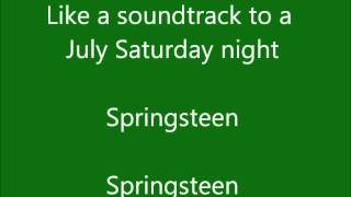 Springsteen by Eric Church (with lyrics)