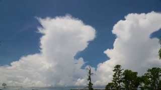 preview picture of video 'Storm cell building over New Bern, NC | 5/20/2013'