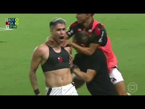 Golaço do Luiz Araújo - Botafogo 1 x 3 Flamengo | Final Supercopa | Globo HD