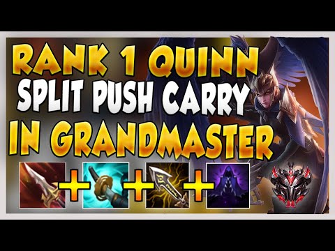 #1 QUINN WORLD HOW TO SOLO CARRY ANY GAME THROUGH SPLIT PUSH (DONT ALWAYS GROUP) - League of Legends