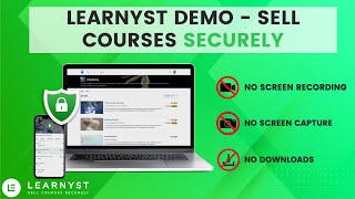 Learnyst Demo - Sell Courses Securely From Your Own Website & Mobile Apps