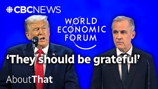 Why Trump just threatened Canada in Davos | About That