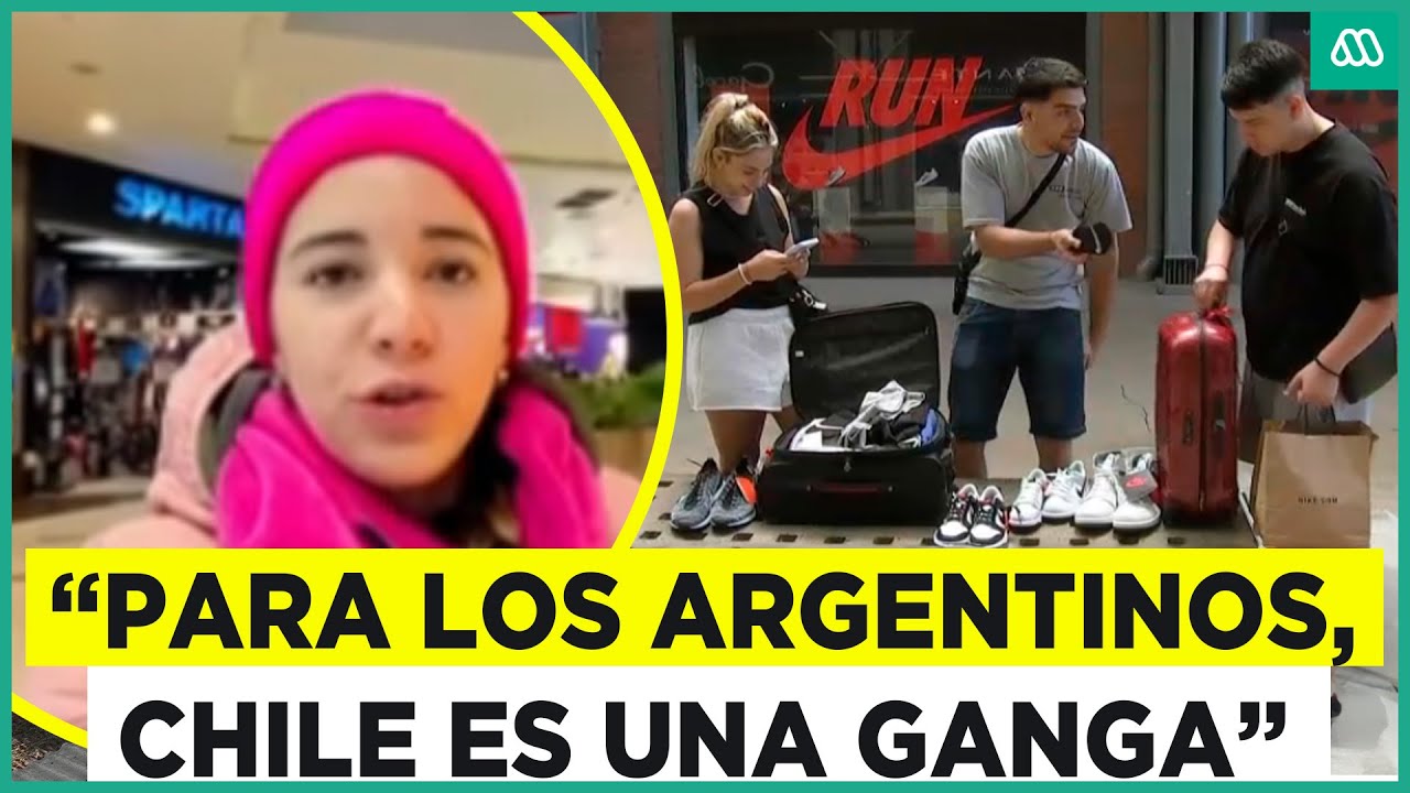 ¡Precios son hasta la mitad más baratos!: Argentinos llegan en masa a Chile para hacer compras