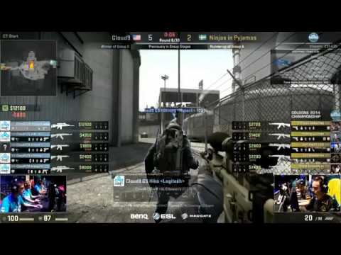 Cloud9 vs  NiP Gaming Map 1   ESL One Cologne 2014   Quarterfinals   CS GO