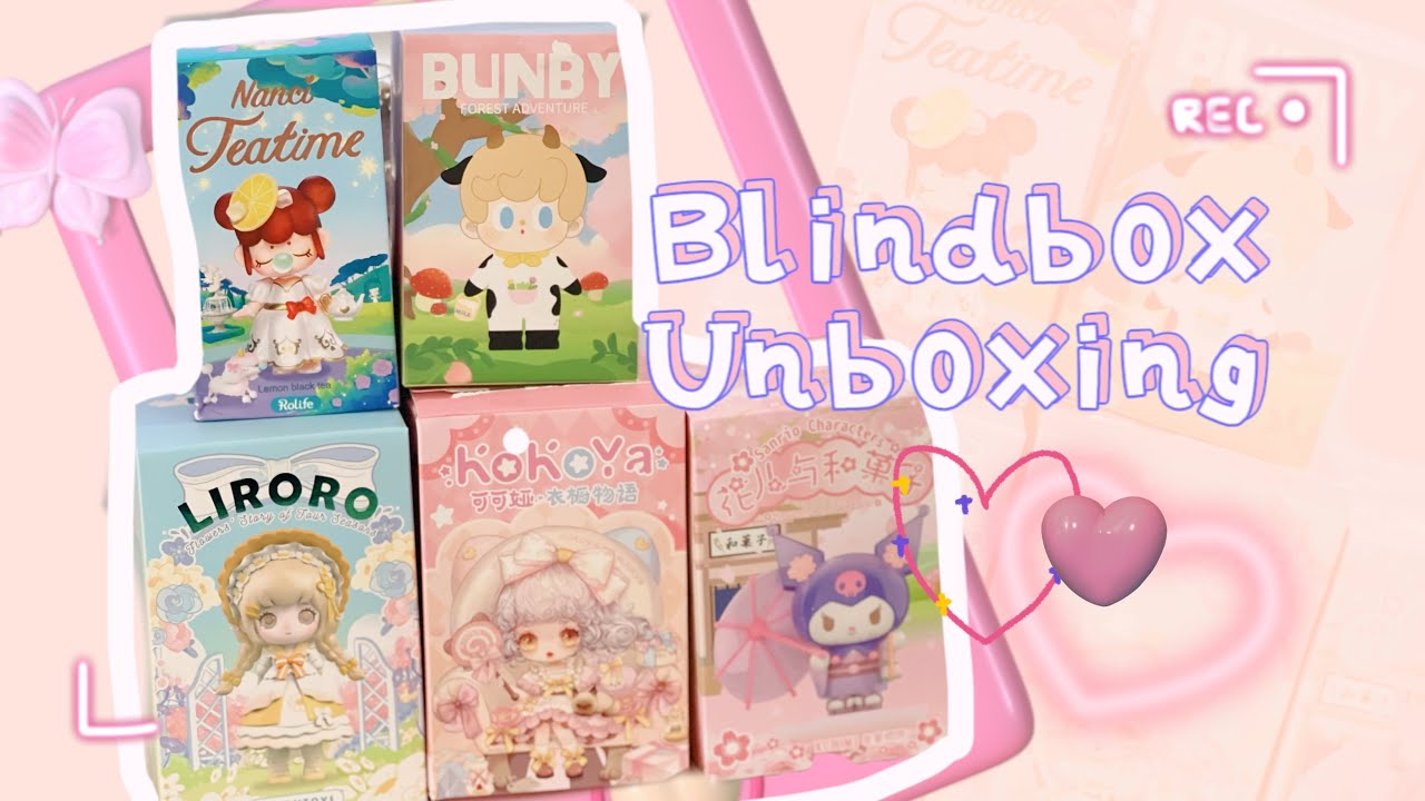 OPEN 5 BLINDBOXES WITH ME! (no talking no music)