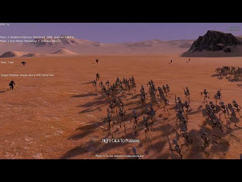 7 superheroes vs 3,000 skeleton warriors - battle 078 in Ultimate Epic Battle Simulator