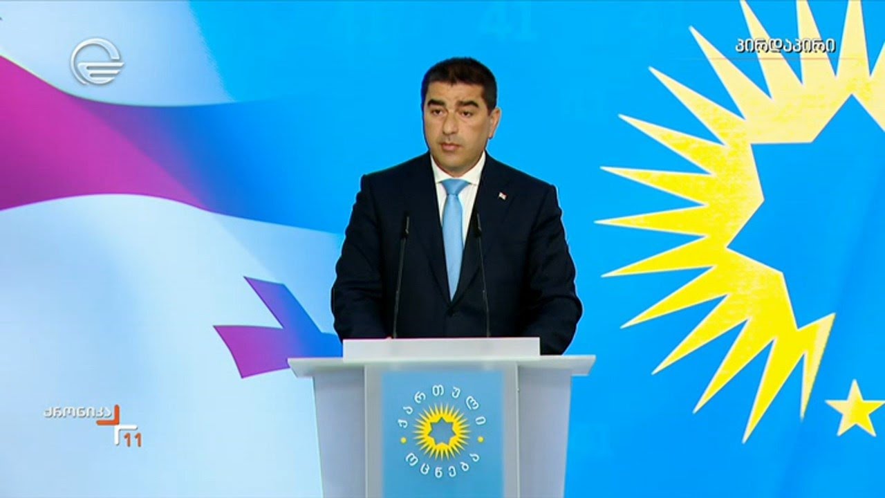 შალვა პაპუაშვილის ბრიფინგი