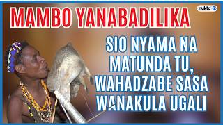 Sio nyama na matunda tu, Wahadzabe sasa wanakula ugali