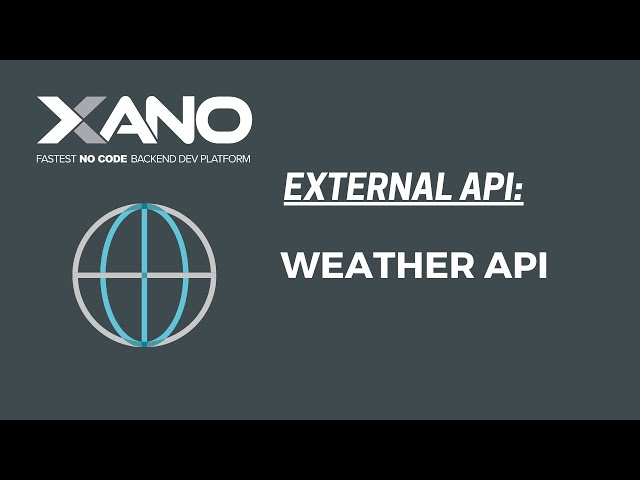 External APIs: Weather API