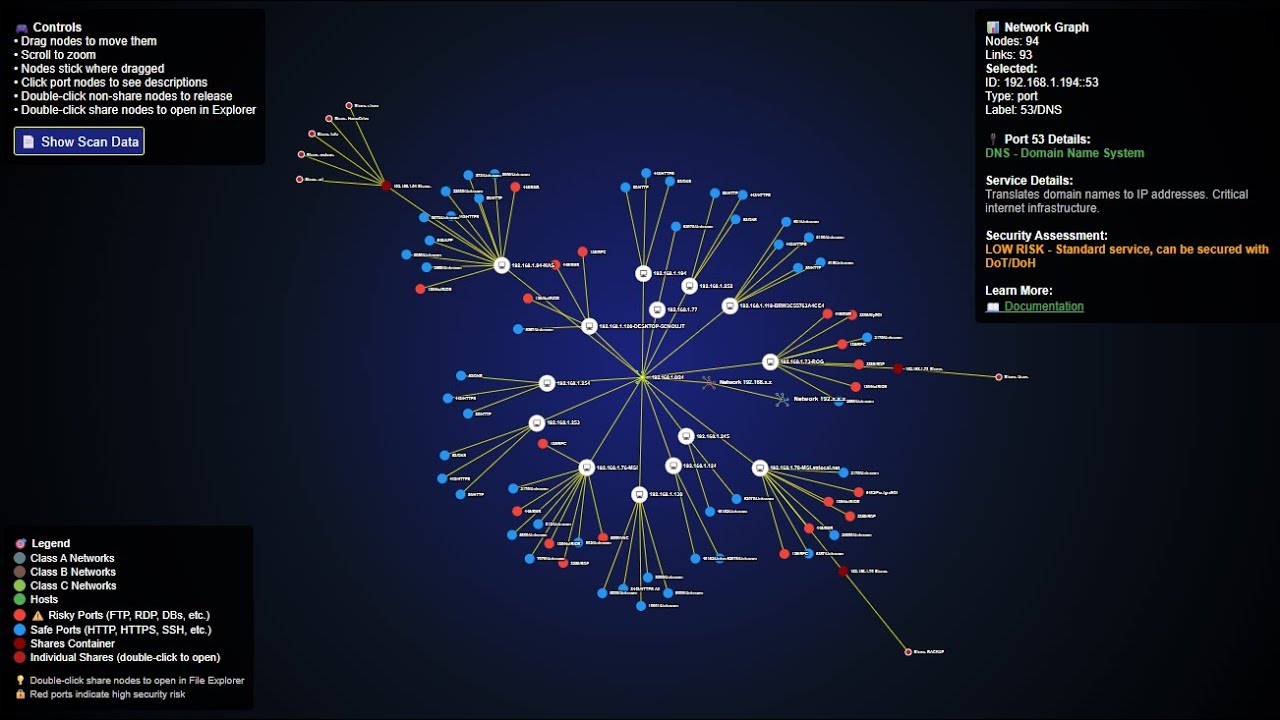 Network Vector Demo