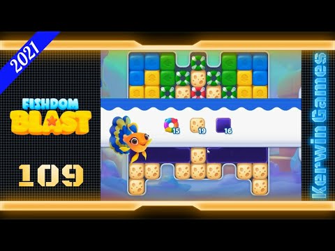 Fishdom Blast Level 109 - No Boosters - 38 moves (2021)