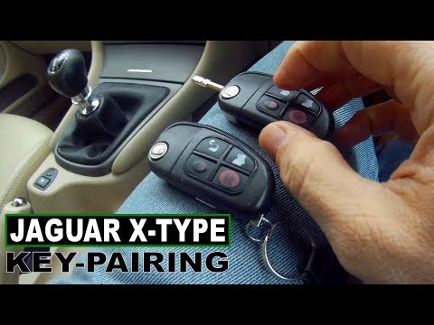 Part of a video titled Jaguar X-Type KEY PAIRING - YouTube