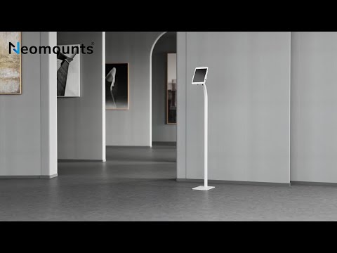 Neomounts FL15-625WH1 neig- und drehbarer Tablet-Bodenständer für 7,9-11" Tablets - Weiß video preview