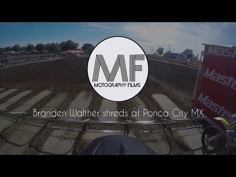 Branden Walther shreds at Ponca City MX