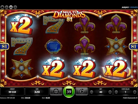 Multi Diamonds 81 - priebeh hry online casino automatu od Kajot Games