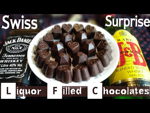 Liquor Chocolate | Homemade Swiss Chocolate | Anniversary Gift | Chocolate Bomb | Alcohol Chocolate