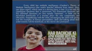 A Film Review for Taare Zameen Par