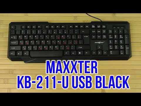 Распаковка Maxxter KB-211-U USB Black