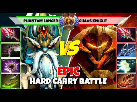 PHANTOM LANCER (Carry) vs CHAOS KNIGHT (Carry) - Battle Of Immortal Rank Dota 2 Players - Z Dota 2