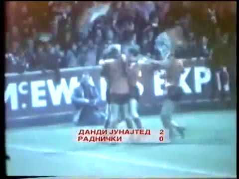 Dundee United - Radnicki 2-0 - Coppa U.E.F.A. 1981-82 - quarti di finale - andata