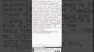 Uncle Tupelo- Cicero&#39;s, St. Louis Mo 10/13/89 xfer from Band&#39;s soundboard archive master audio tape