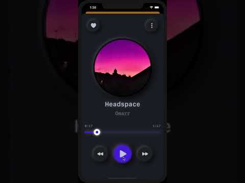 Music player app created with SwiftUI