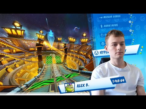 CTR Dev Time Trials Part 13. Assembly Lane and Hyper Spaceway