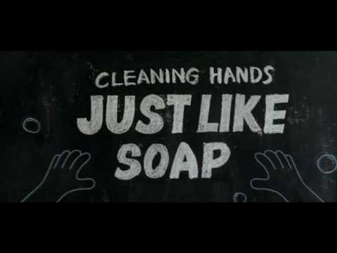 チョークが石けんに変わる瞬間 / ITC Savlon「Healthy Hands Chalk Sticks」