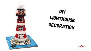 DIY Lighthouse Decoration – Step-by-Step Tutorial 