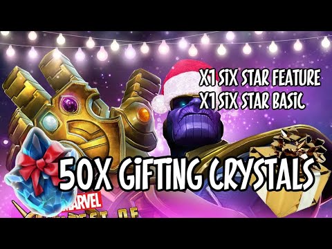 50X GREATER GIFTING CRYSTALS FOR A MERRY CHRISTMAS IN MARVEL CONTEST OF CHAMPIONS