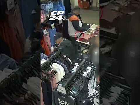 Theft caught on camera at Toronto Premium Outlets