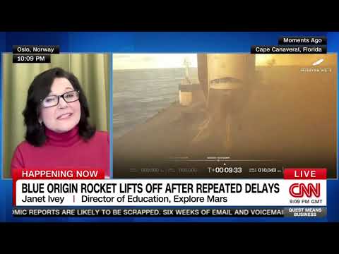 Janet's Planet CEO & Founder Janet Ivey on Blue Origin's latest rocket launch.
