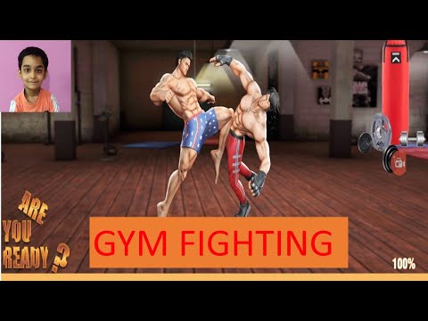 Virtual Gym fighting game. Real body builder fight Android gameplay.