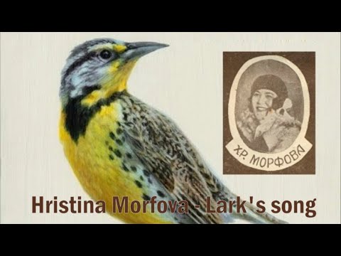 Hristina Morfova - Lark's song (by Bedřich Smetana)
