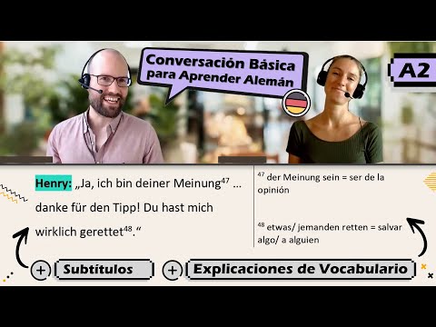 Conversación Básica en Alemán A2 para Leer y Escuchar 🎓🏆 | Diálogo para Aprender Alemán